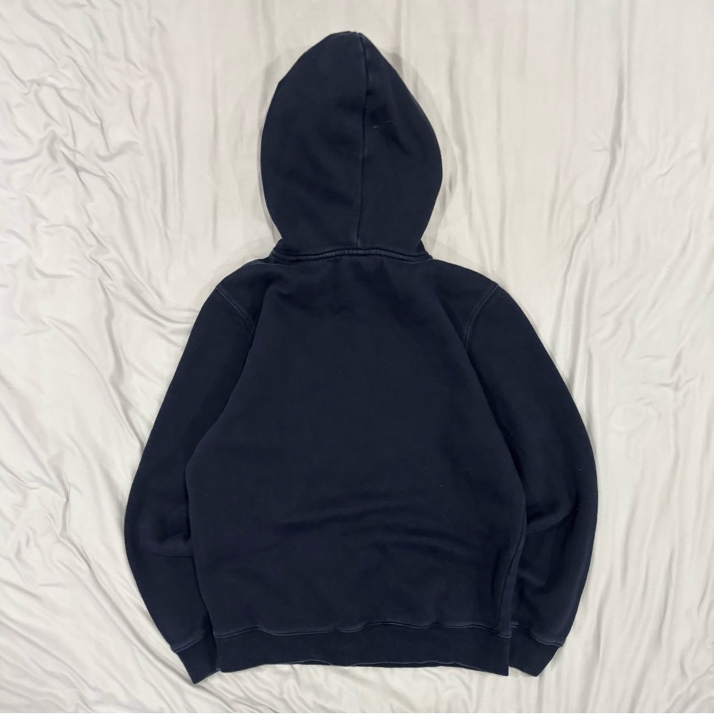 Dickies Navy Blue Pullover Hoodie With Red Accents - Picture 3 of 6
